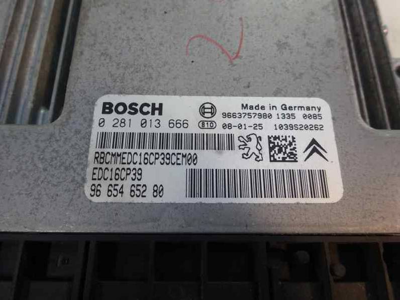 CENTRALITA MOTOR UCE CITROEN C CROSSER 2007 2.2 HDI FAP (156 CV)