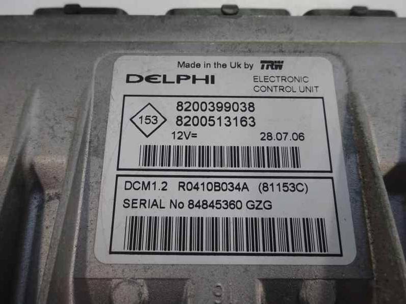 CENTRALITA MOTOR UCE RENAULT MEGANE II BERLINA 5P 2006 1.5 DCI D (86 CV)