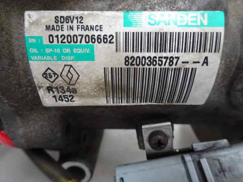 COMPRESOR AIRE ACONDICIONADO NISSAN MICRA 2007 1.5 DCI TURBODIESEL (86 CV)