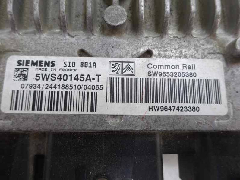 CENTRALITA MOTOR UCE PEUGEOT 307 2004 2.0 HDI (90 CV)