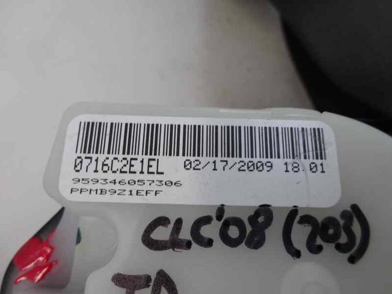 CINTURON SEGURIDAD TRASERO DERECHO MERCEDES CLASE CLC CLC 2009 1.8 (143 CV)