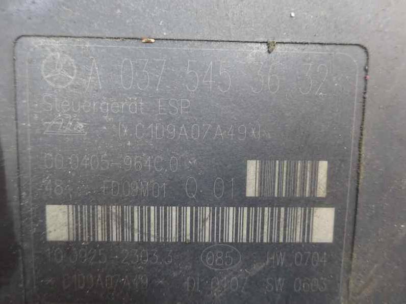 ABS MERCEDES CLASE CLC CLC 2009 1.8 (143 CV)