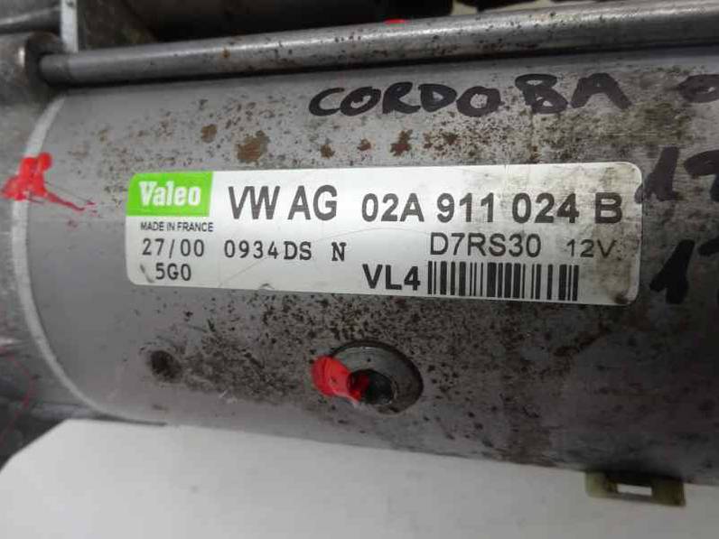 MOTOR ARRANQUE SEAT CORDOBA BERLINA 2000 1.9 TDI (90 CV)