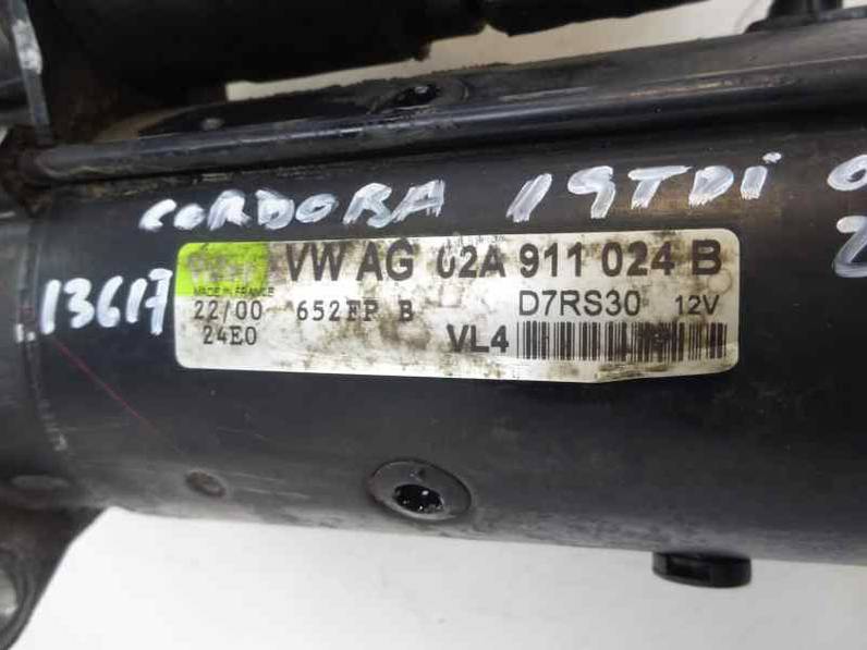MOTOR ARRANQUE SEAT CORDOBA BERLINA 2000 1.9 TDI (90 CV)