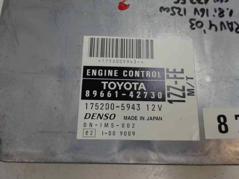 CENTRALITA MOTOR UCE TOYOTA RAV 4 2003 1.8 16V (125 CV)