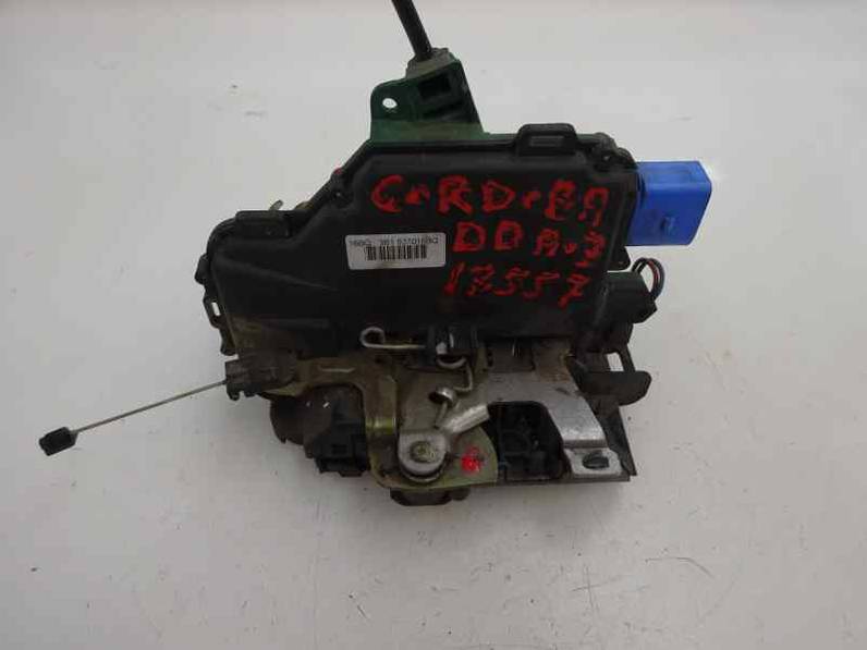 CERRADURA PUERTA DELANTERA DERECHA SEAT CORDOBA BERLINA 2003 1.4 16V (75 CV)
