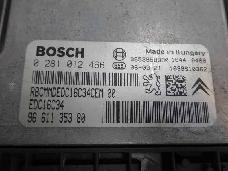 CENTRALITA MOTOR UCE CITROEN XSARA PICASSO 2006 1.6 16V HDI FAP (109 CV)