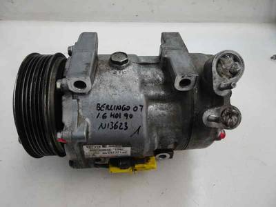 COMPRESOR AIRE ACONDICIONADO CITROEN BERLINGO 2007 1.6 16V HDI (90 CV)