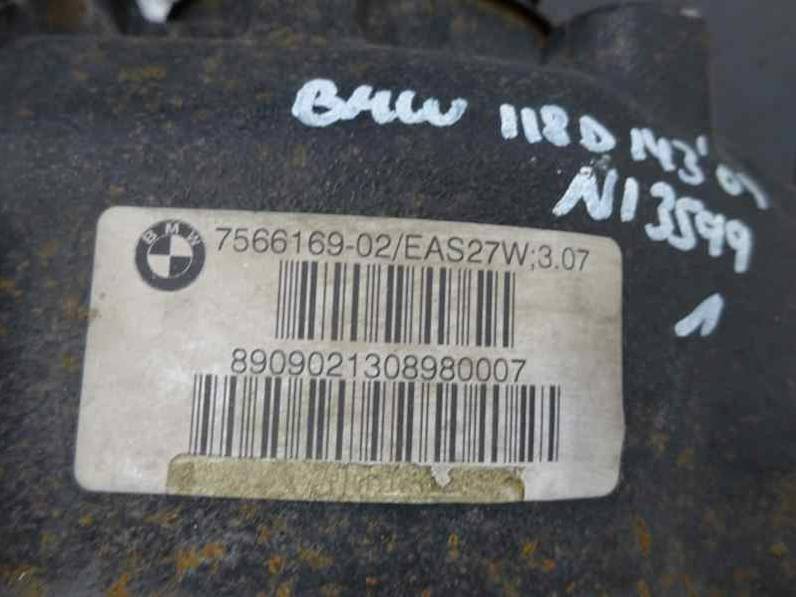 DIFERENCIAL TRASERO BMW SERIE 1 BERLINA 2009 2.0 TURBODIESEL (143 CV)