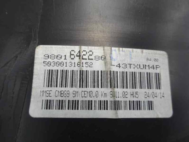 CUADRO INSTRUMENTOS FIAT SCUDO FURGON 2014 1.6 JTDM (90 CV)