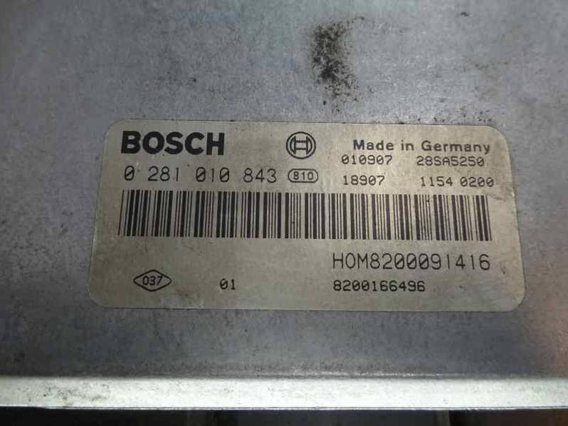 CENTRALITA MOTOR UCE RENAULT SCENIC RX4 2001 1.9 DCI D (102 CV)