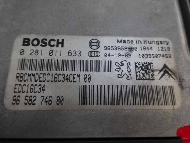 CENTRALITA MOTOR UCE PEUGEOT 407 2006 1.6 HDI (109 CV)