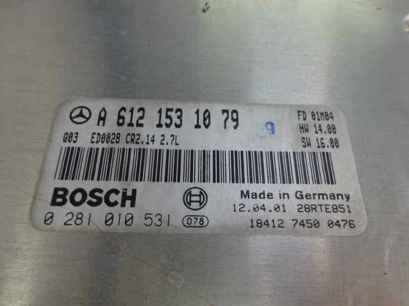 CENTRALITA MOTOR UCE MERCEDES CLASE C BERLINA 2001 2.7 CDI 20V (170 CV)