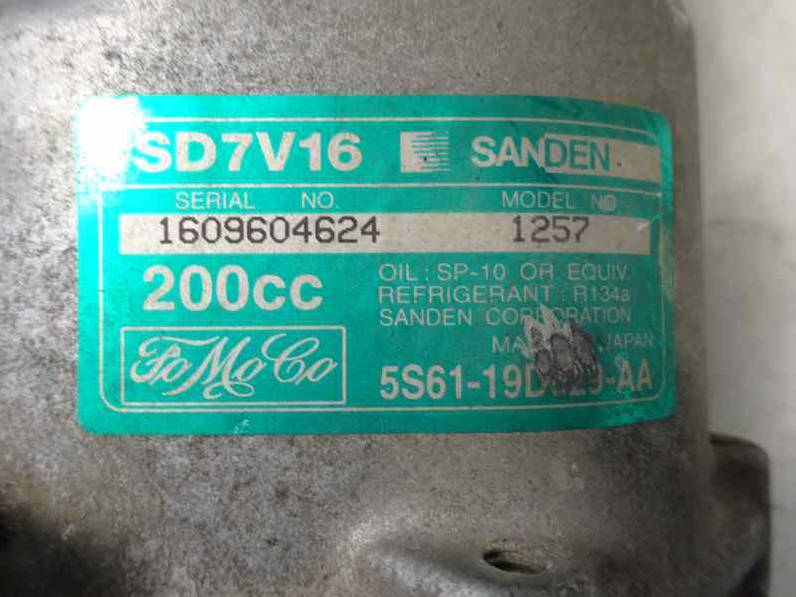 COMPRESOR AIRE ACONDICIONADO FORD FIESTA 2006 1.6 TDCI (90 CV)