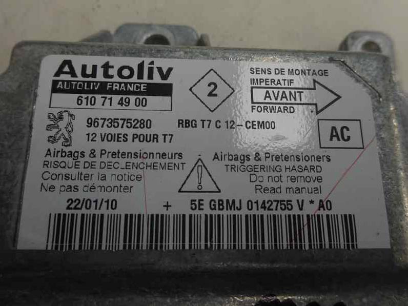 CENTRALITA AIRBAG PEUGEOT 308 2010 1.6 16V HDI (90 CV)