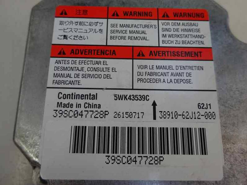 CENTRALITA AIRBAG SUZUKI SWIFT BERLINA 2008 1.3 DDIS D (69 CV)