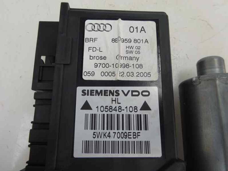 MOTOR ELEVALUNAS TRASERO IZQUIERDO AUDI A4 BERLINA 2005 2.5 V6 24V TDI (163 CV)