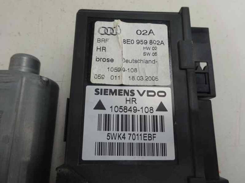 MOTOR ELEVALUNAS TRASERO DERECHO AUDI A4 BERLINA 2005 2.5 V6 24V TDI (163 CV)