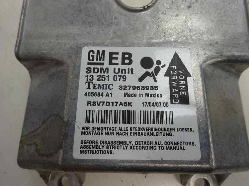 CENTRALITA AIRBAG OPEL ASTRA GTC 2007 1.9 CDTI (120 CV)