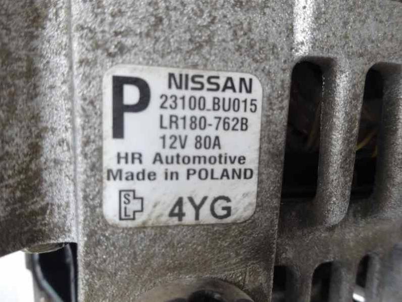 ALTERNADOR NISSAN ALMERA TINO 2005 1.8 16V (116 CV)