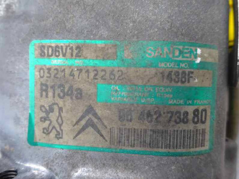 COMPRESOR AIRE ACONDICIONADO PEUGEOT 206 BERLINA 2003 1.4 HDI (68 CV)