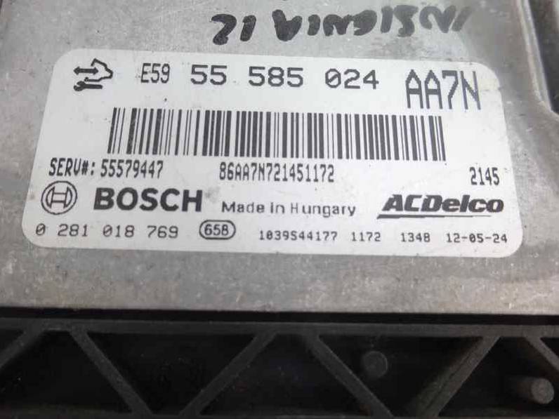 CENTRALITA MOTOR UCE OPEL INSIGNIA BERLINA 2012 2.0 16V CDTI (160 CV)