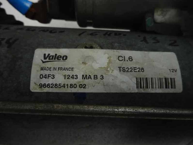 MOTOR ARRANQUE CITROEN BERLINGO CUADRO 2013 1.6 16V HDI (75 CV)