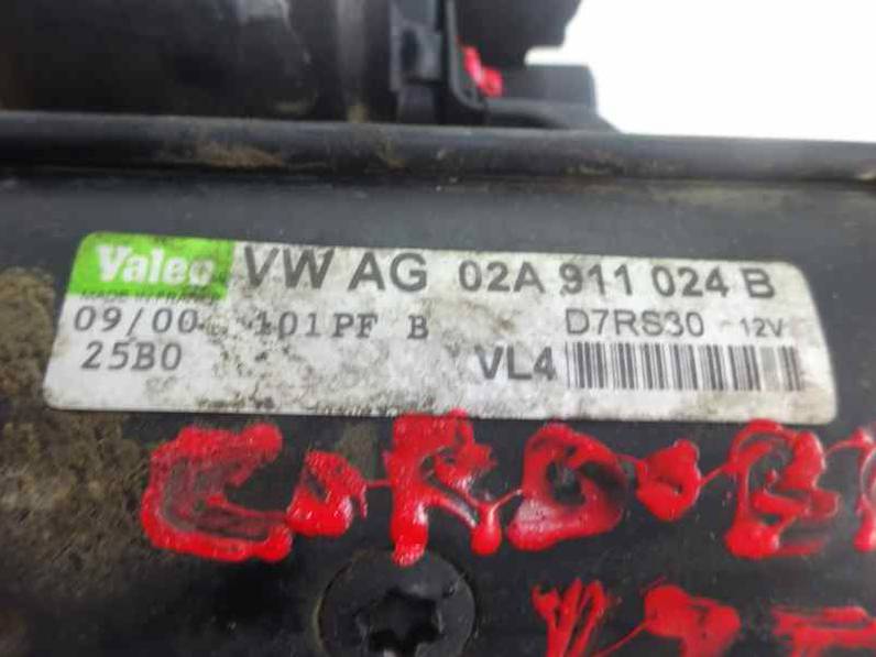 MOTOR ARRANQUE SEAT CORDOBA BERLINA 2000 1.9 TDI (90 CV)