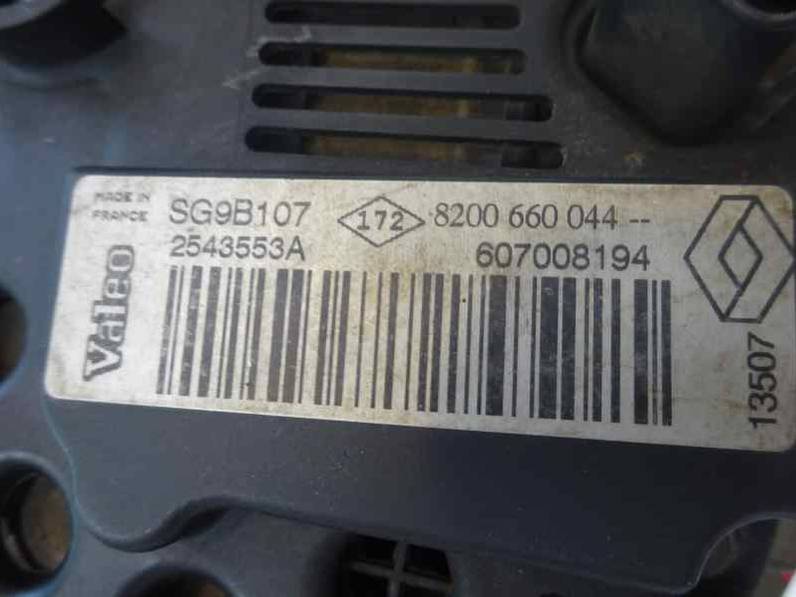 ALTERNADOR RENAULT KANGOO 2007 1.2 (75 CV)