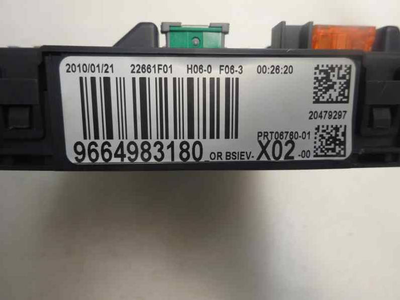 CAJA RELES FUSIBLES CITROEN C3 2010 1.4 HDI (68 CV)