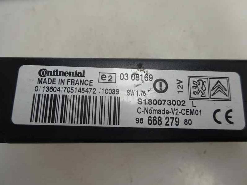 MODULO ELECTRONICO CITROEN C3 2010 1.4 HDI (68 CV)