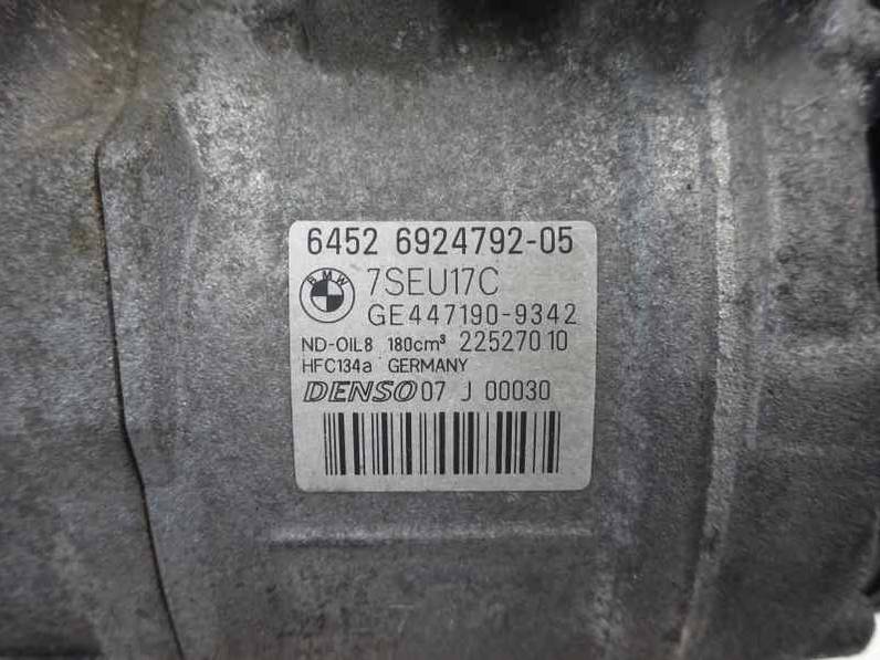 COMPRESOR AIRE ACONDICIONADO BMW SERIE 3 COUPE 2007 3.0 TURBODIESEL (197 CV)