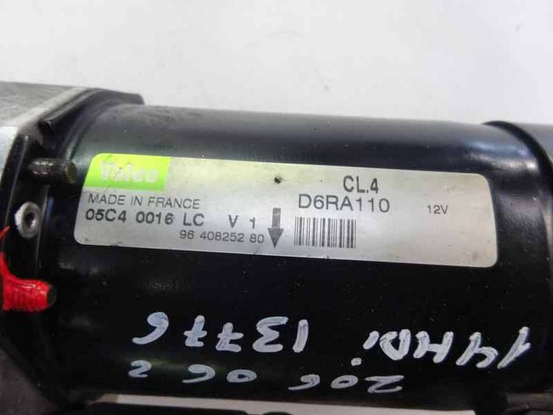 MOTOR ARRANQUE PEUGEOT 206 BERLINA 2006 1.4 HDI (68 CV)