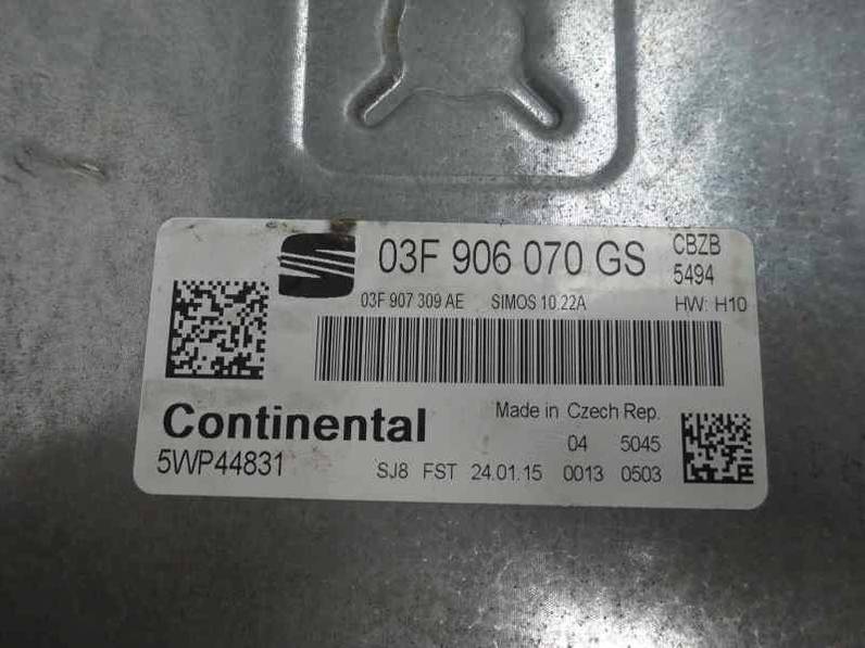 CENTRALITA MOTOR UCE SEAT IBIZA 2015 1.2 TSI (105 CV)