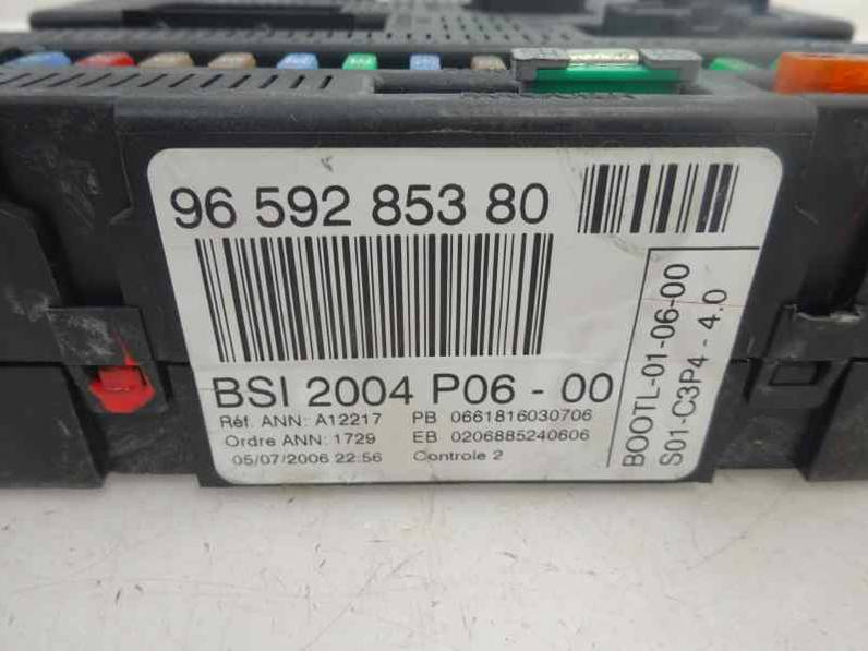 CAJA RELES FUSIBLES PEUGEOT 207 2007 1.4 16V (88 CV)