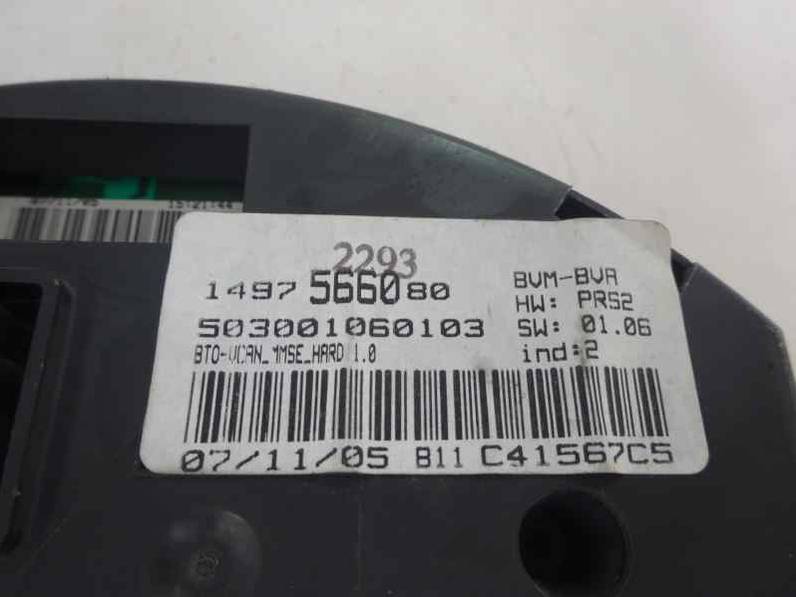 CUADRO INSTRUMENTOS PEUGEOT 807 2005 2.2 HDI FAP (128 CV)