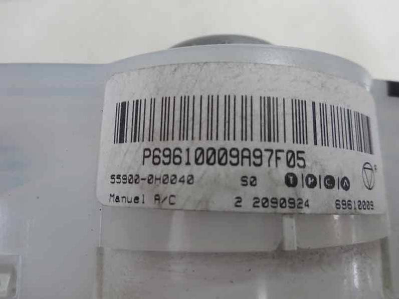 MANDO CALEFACCION AIRE ACONDICIONADO PEUGEOT 107 2009 1.0 (68 CV)