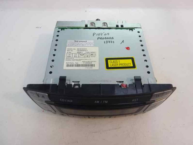 SISTEMA AUDIO RADIO CD PEUGEOT 107 2009 1.0 (68 CV)