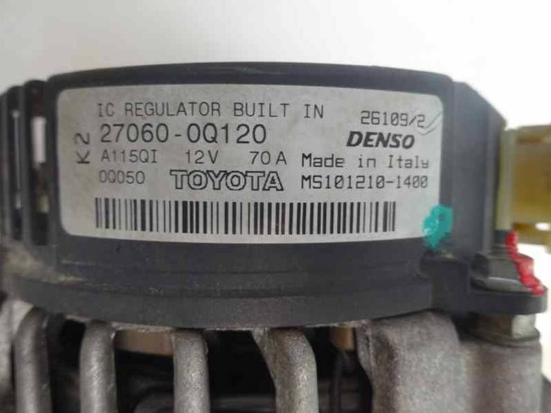 ALTERNADOR PEUGEOT 107 2009 1.0 (68 CV)