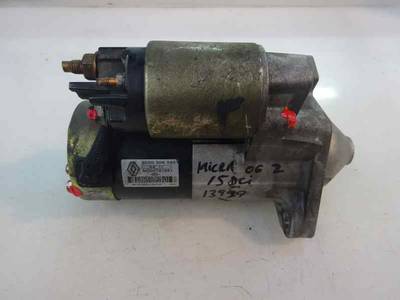 MOTOR ARRANQUE NISSAN MICRA 2006 1.5 DCI TURBODIESEL (68 CV)