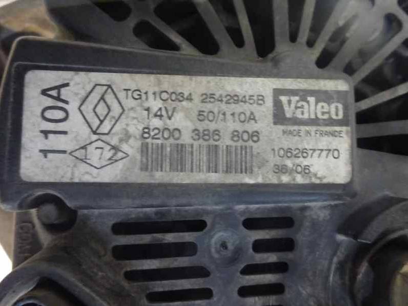 ALTERNADOR NISSAN MICRA 2006 1.5 DCI TURBODIESEL (68 CV)