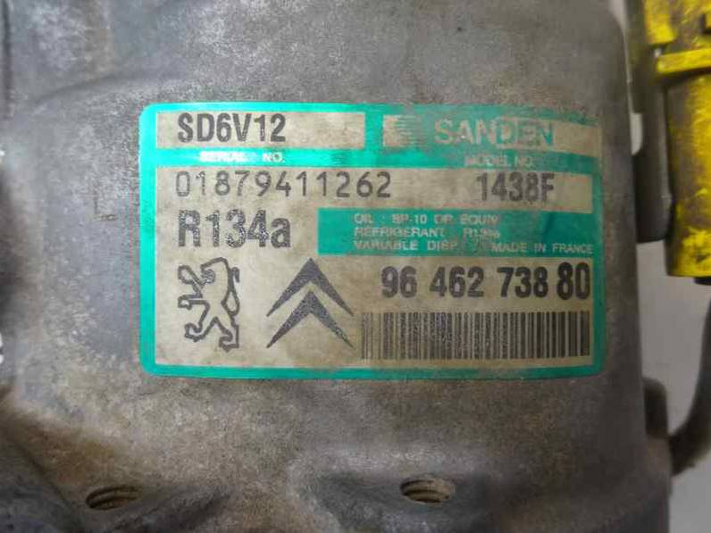 COMPRESOR AIRE ACONDICIONADO PEUGEOT 206 BERLINA 2002 1.4 HDI (68 CV)