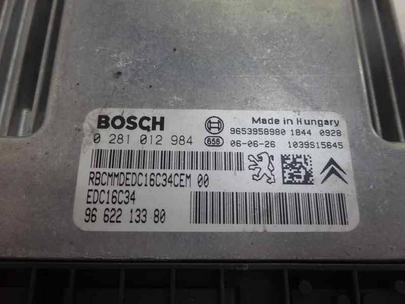 CENTRALITA MOTOR UCE PEUGEOT 407 2006 1.6 HDI (109 CV)