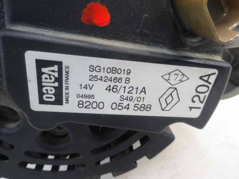 ALTERNADOR RENAULT MEGANE I FASE 2 BERLINA 2002 1.9 DTI D (80 CV)