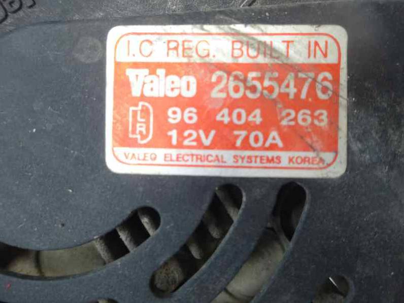 ALTERNADOR DAEWOO KALOS 2004 1.2 (72 CV)