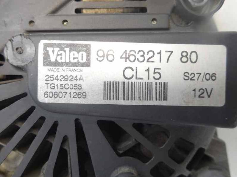 ALTERNADOR PEUGEOT 407 2006 1.6 HDI (109 CV)