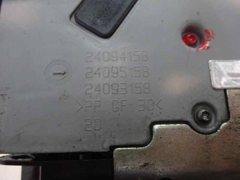 CERRADURA PUERTA DELANTERA DERECHA CITROEN C3 PICASSO 2009 1.6 16V HDI (90 CV)