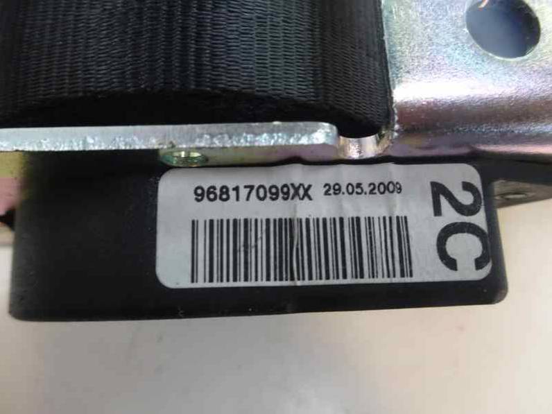 CINTURON SEGURIDAD TRASERO CENTRAL CITROEN C3 PICASSO 2009 1.6 16V HDI (90 CV)