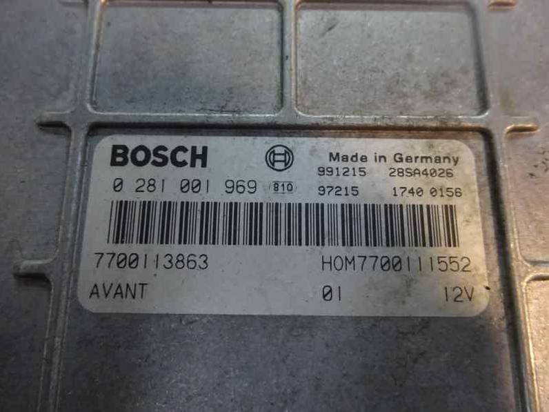 CENTRALITA MOTOR UCE RENAULT MEGANE I CLASSIC 2000 1.9 DTI D (98 CV)