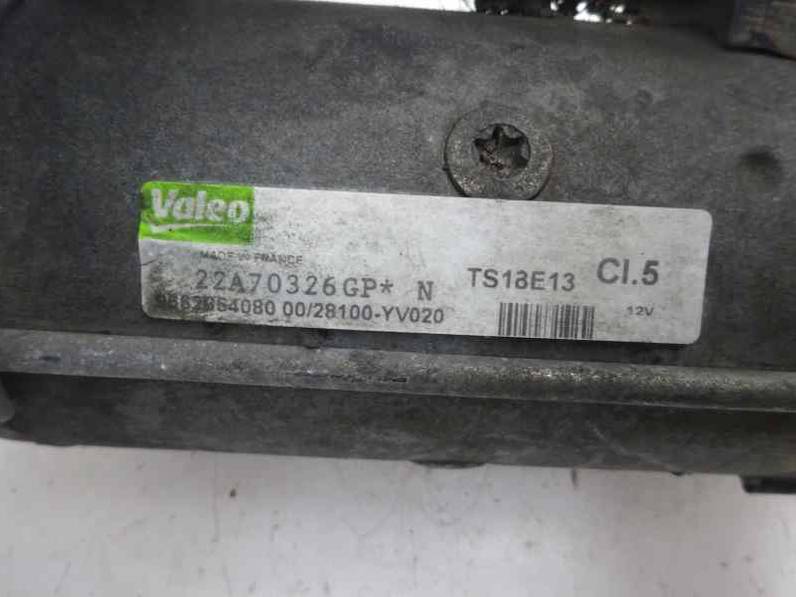 MOTOR ARRANQUE CITROEN C4 GRAND PICASSO 2007 1.6 16V HDI FAP (109 CV)